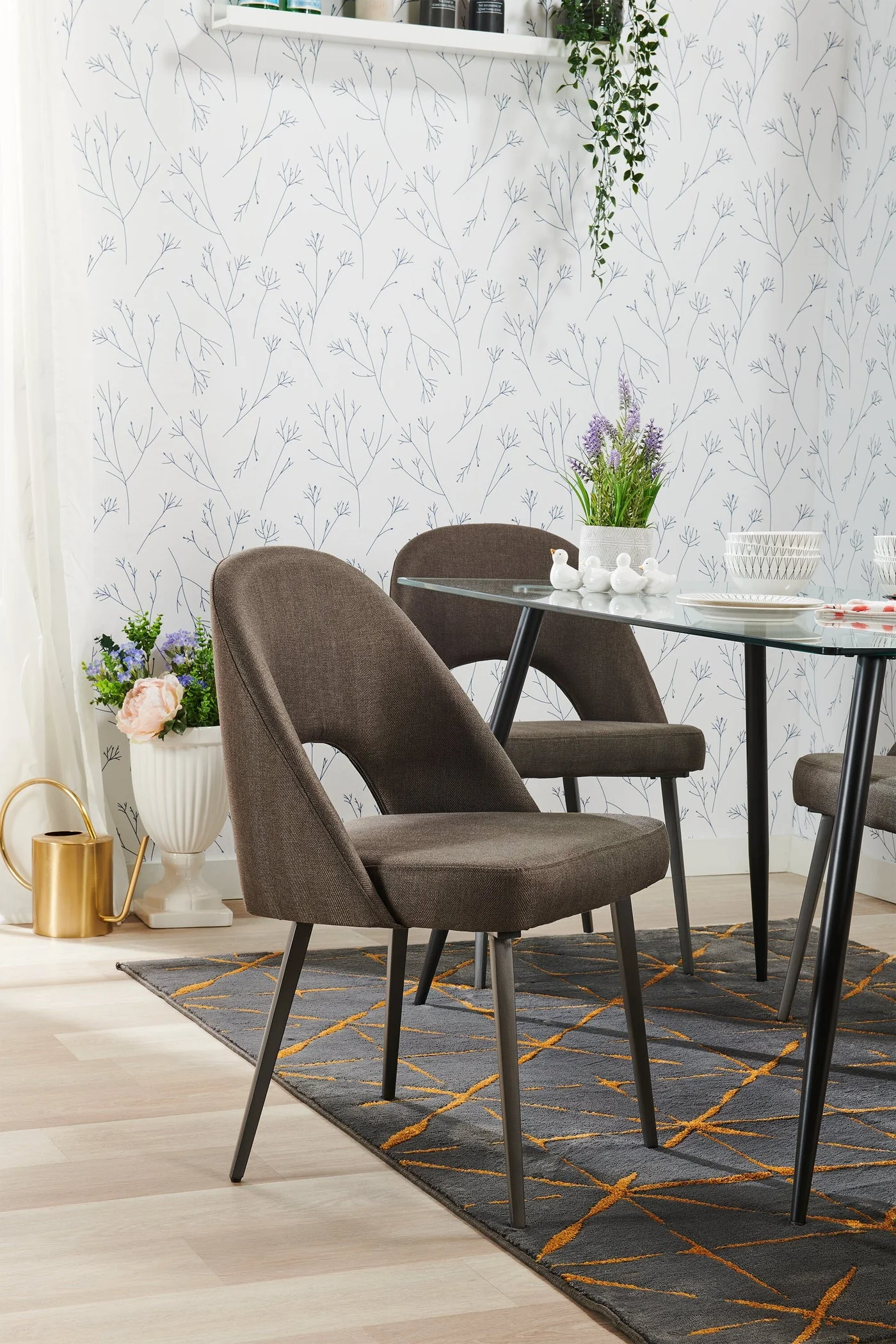 Elman Dining Chair - Grey - Image 8