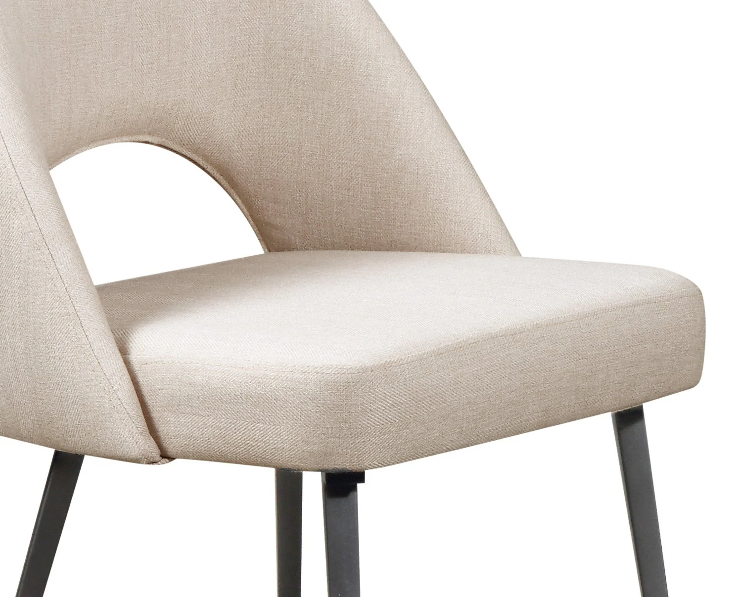 Elman Dining Chair - Taupe - Image 7