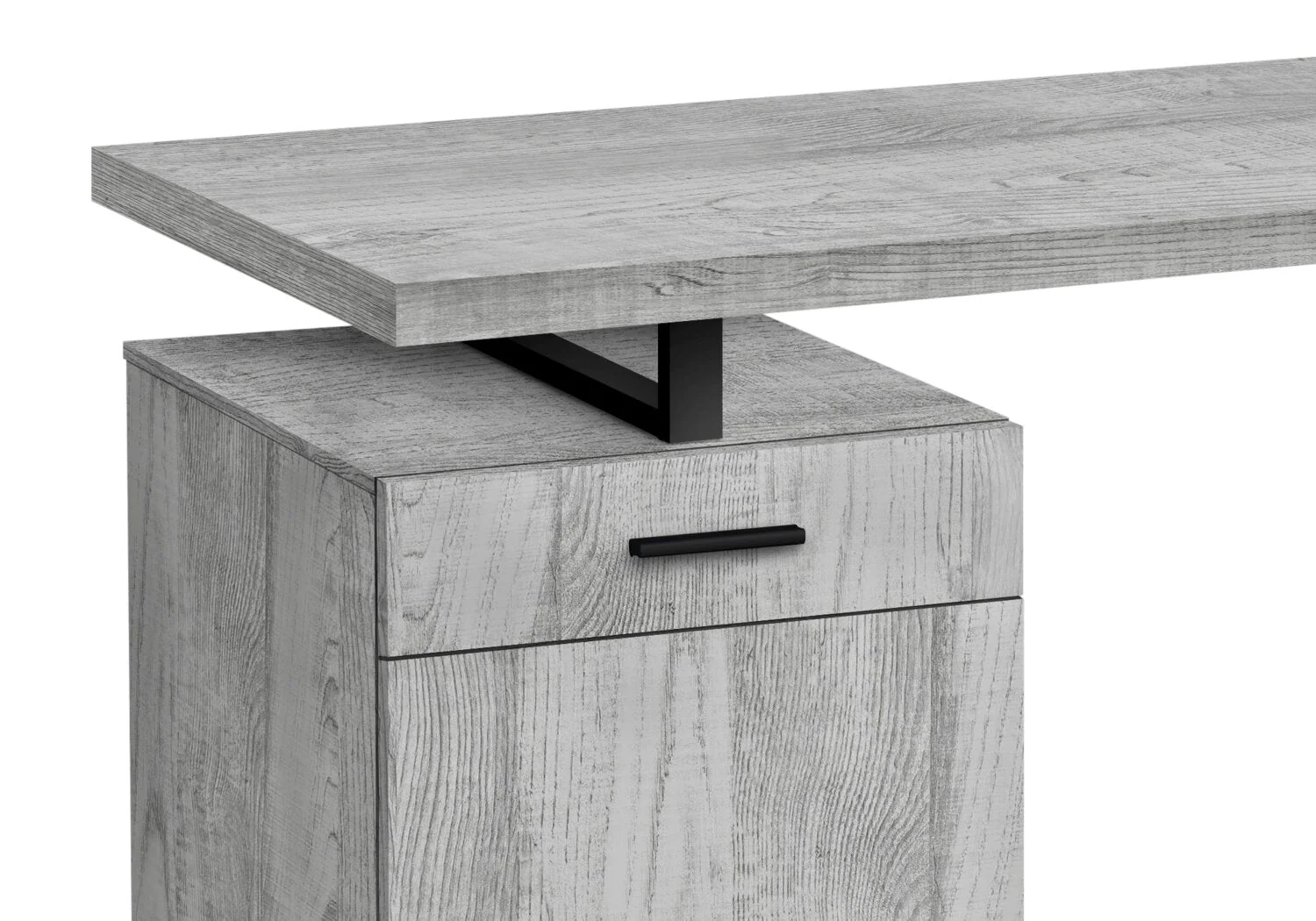 Farrier Reversible Desk - Grey - Image 2