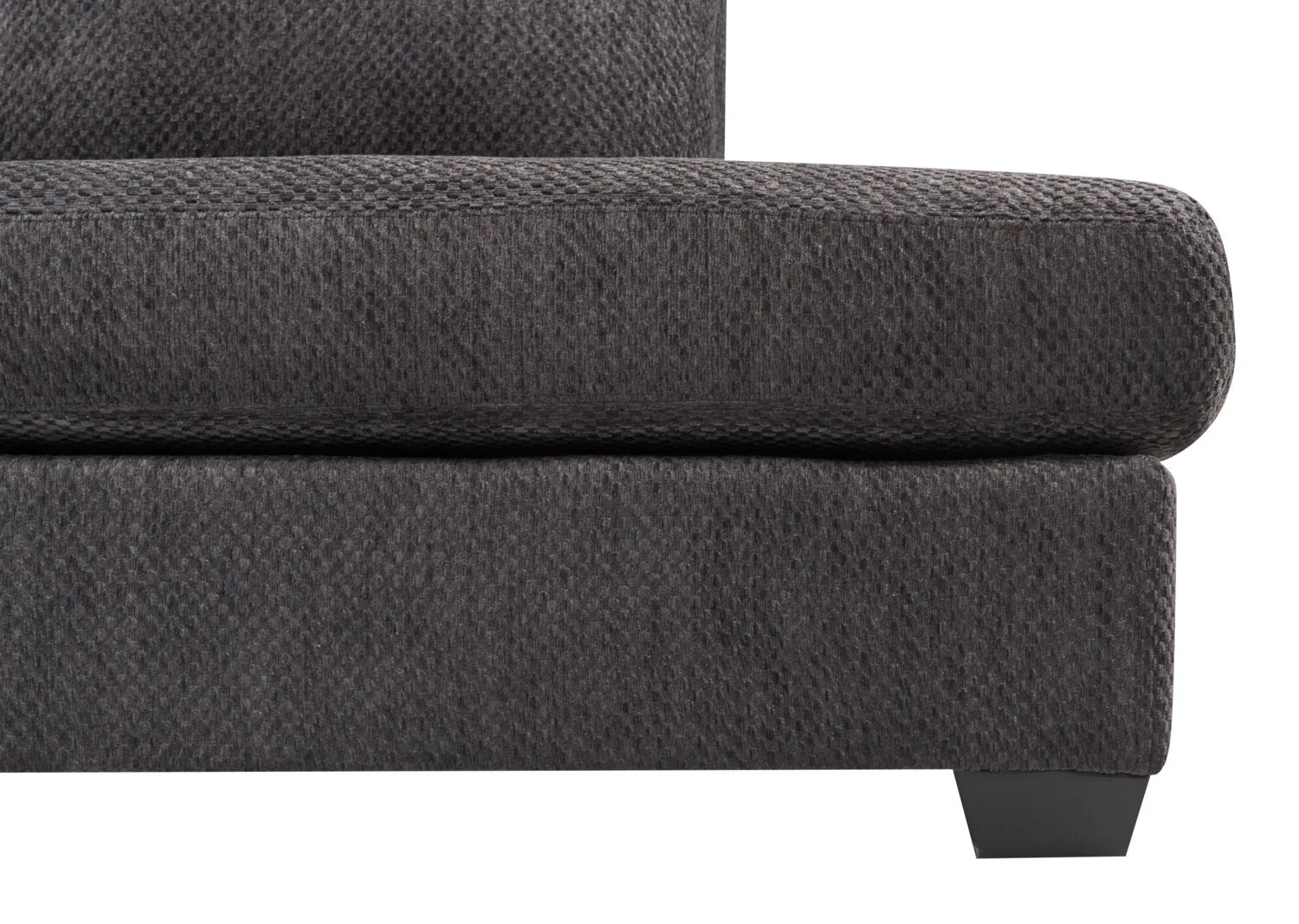 Farrow 2-Piece Chenille Right-Facing Condo Sectional - Grey - Image 9