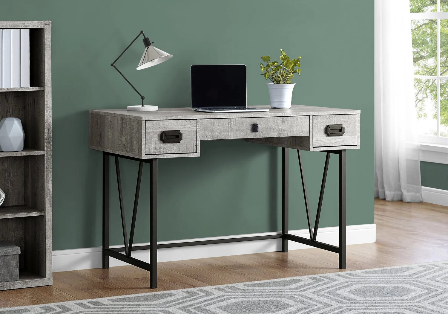 Ferney Desk - Grey - Image 3