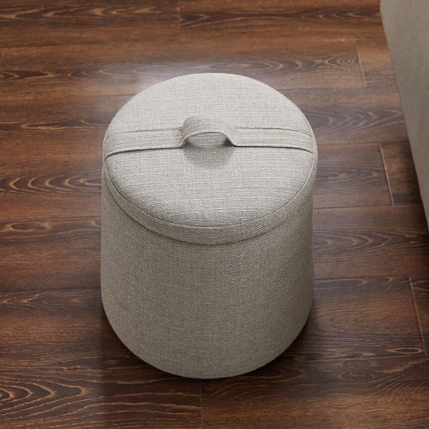Findley Storage Ottoman - Grey - Image 6
