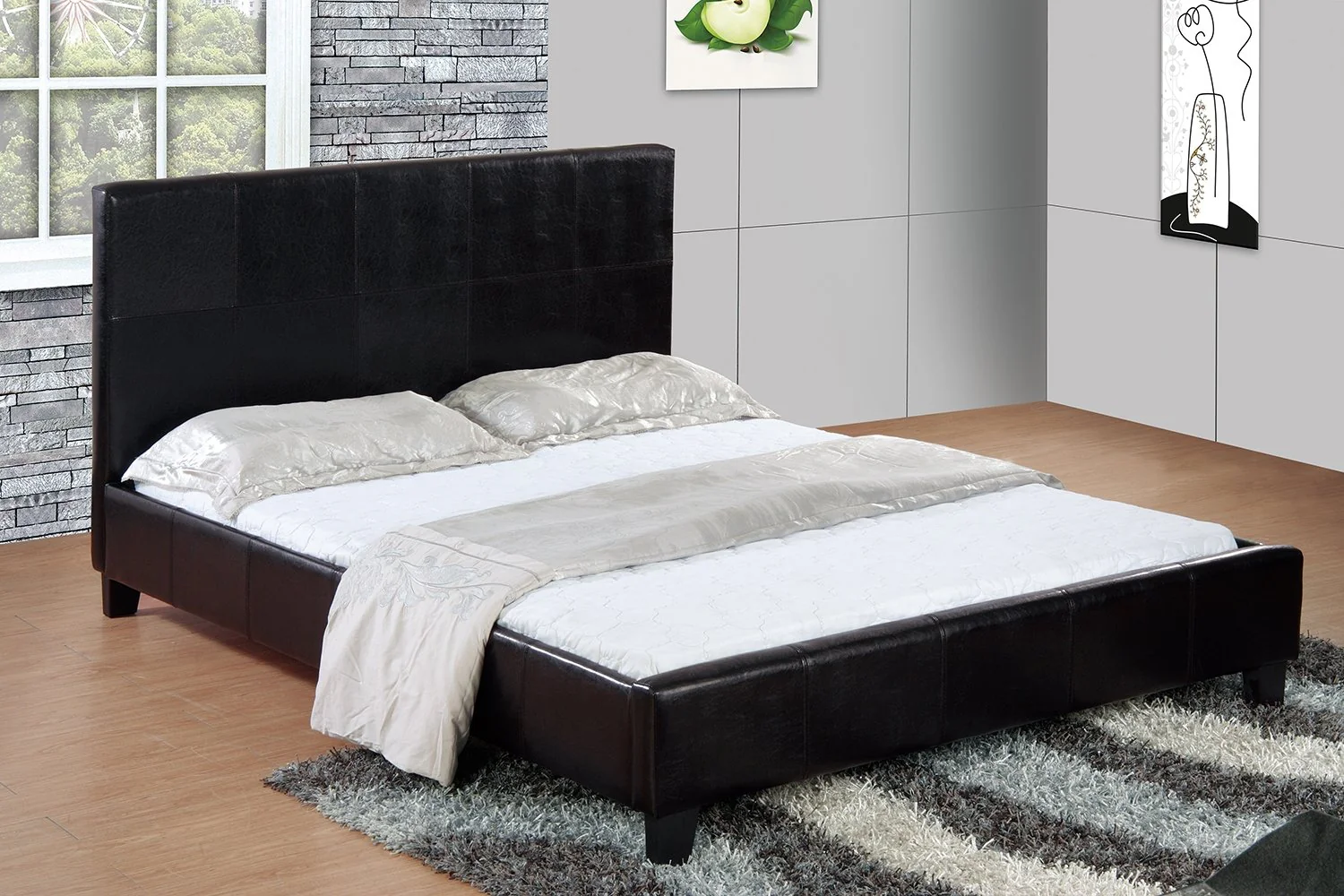 Finley Queen Bed - Brown - Image 3