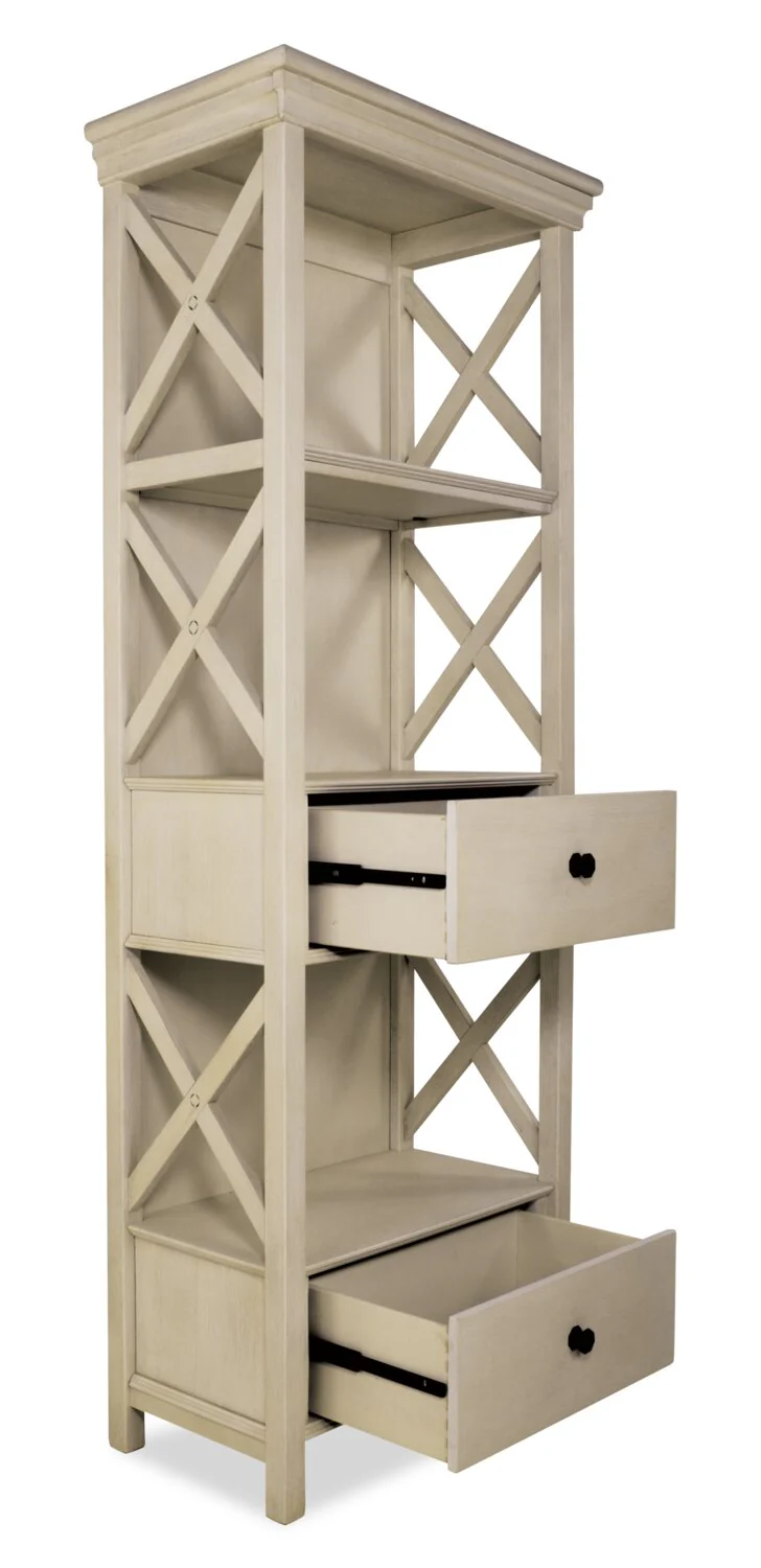 Fitzalan Display Tower - Antique White - Image 3