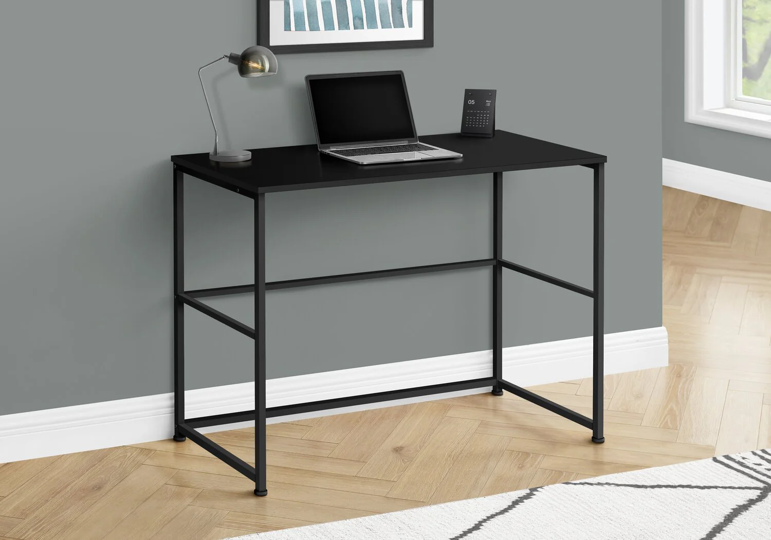 Fleming Desk - Black - Image 3