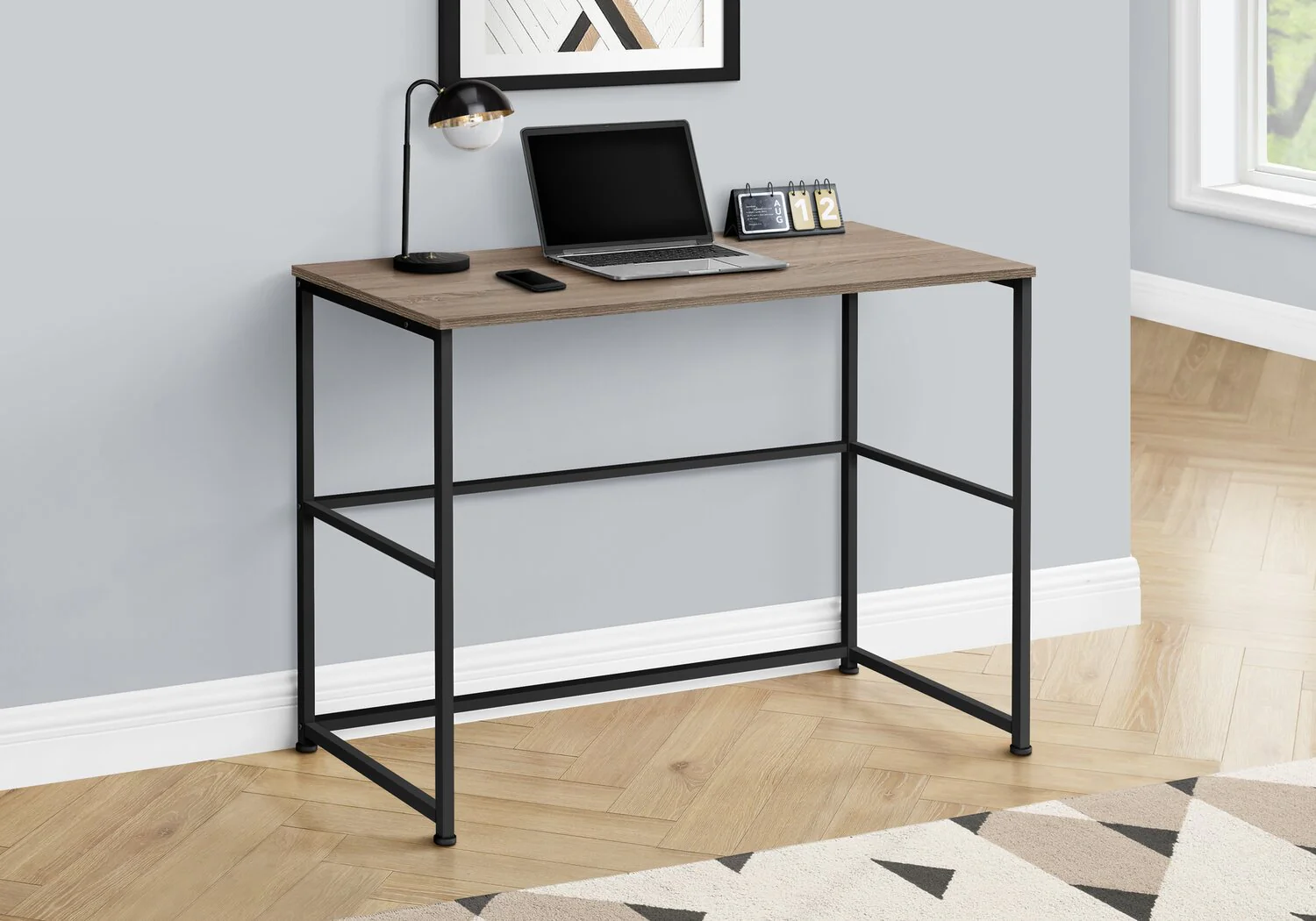 Fleming Desk - Taupe - Image 3