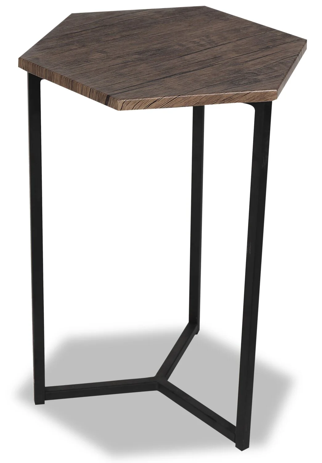 Floren Chairside Table - Brown