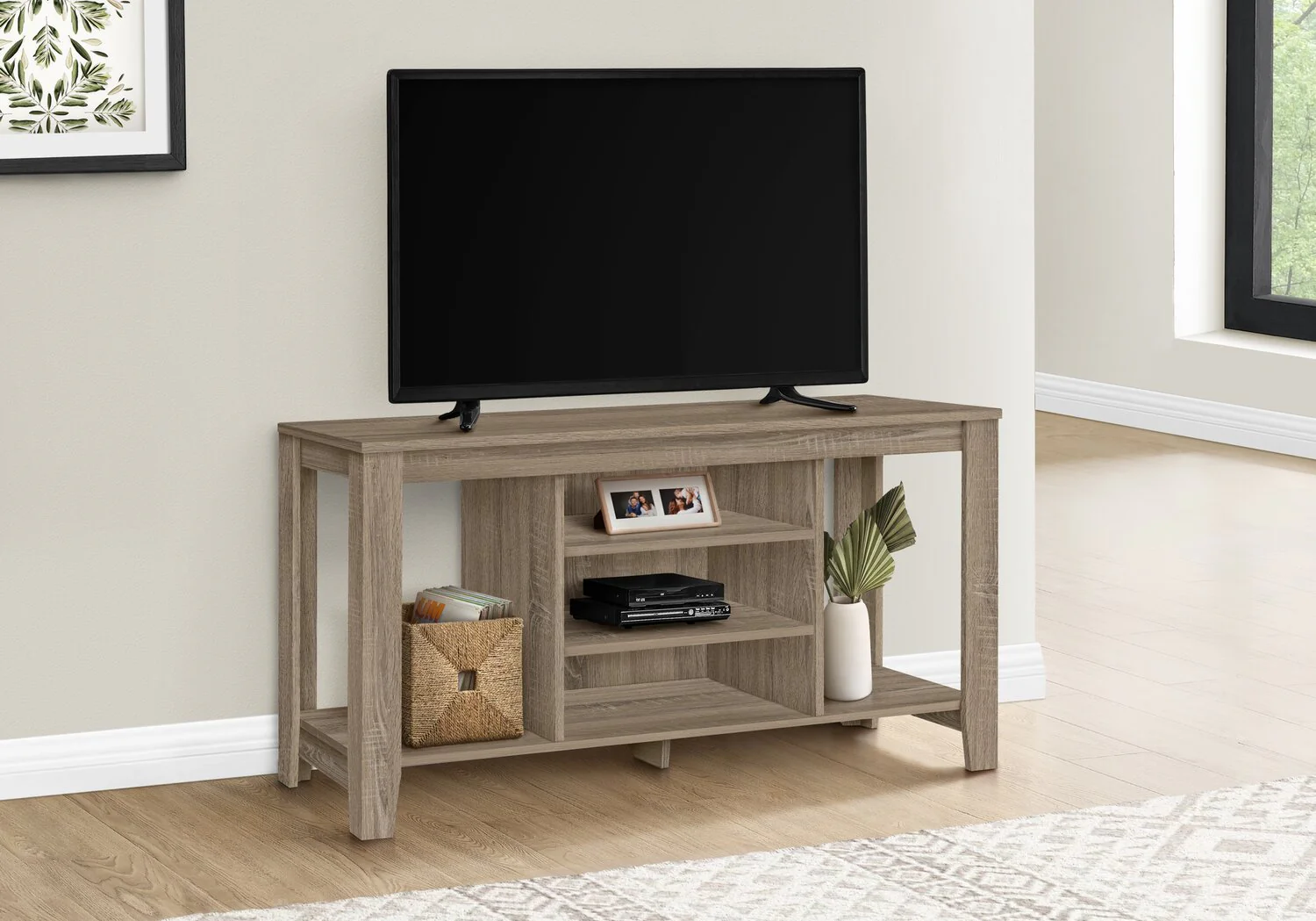 Folway 48" TV Stand - Dark Taupe - Image 3
