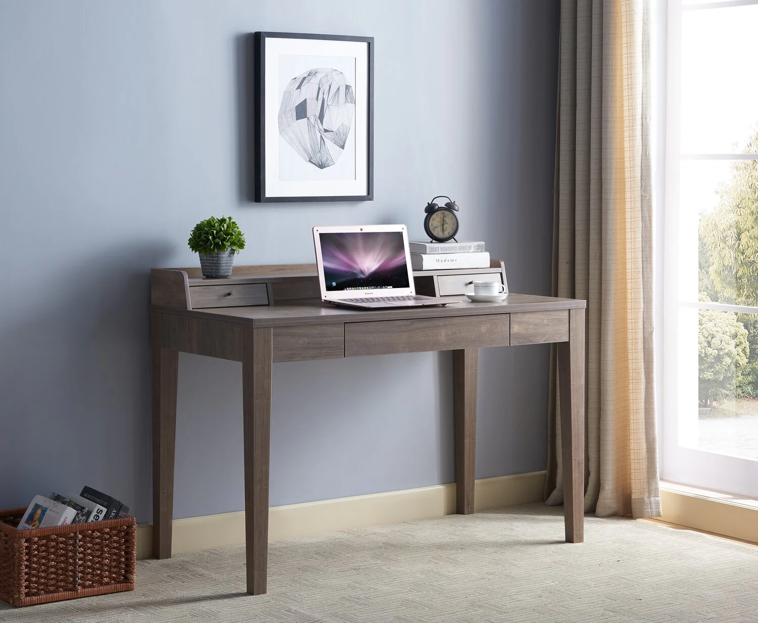Franny Desk - Hazelnut - Image 6
