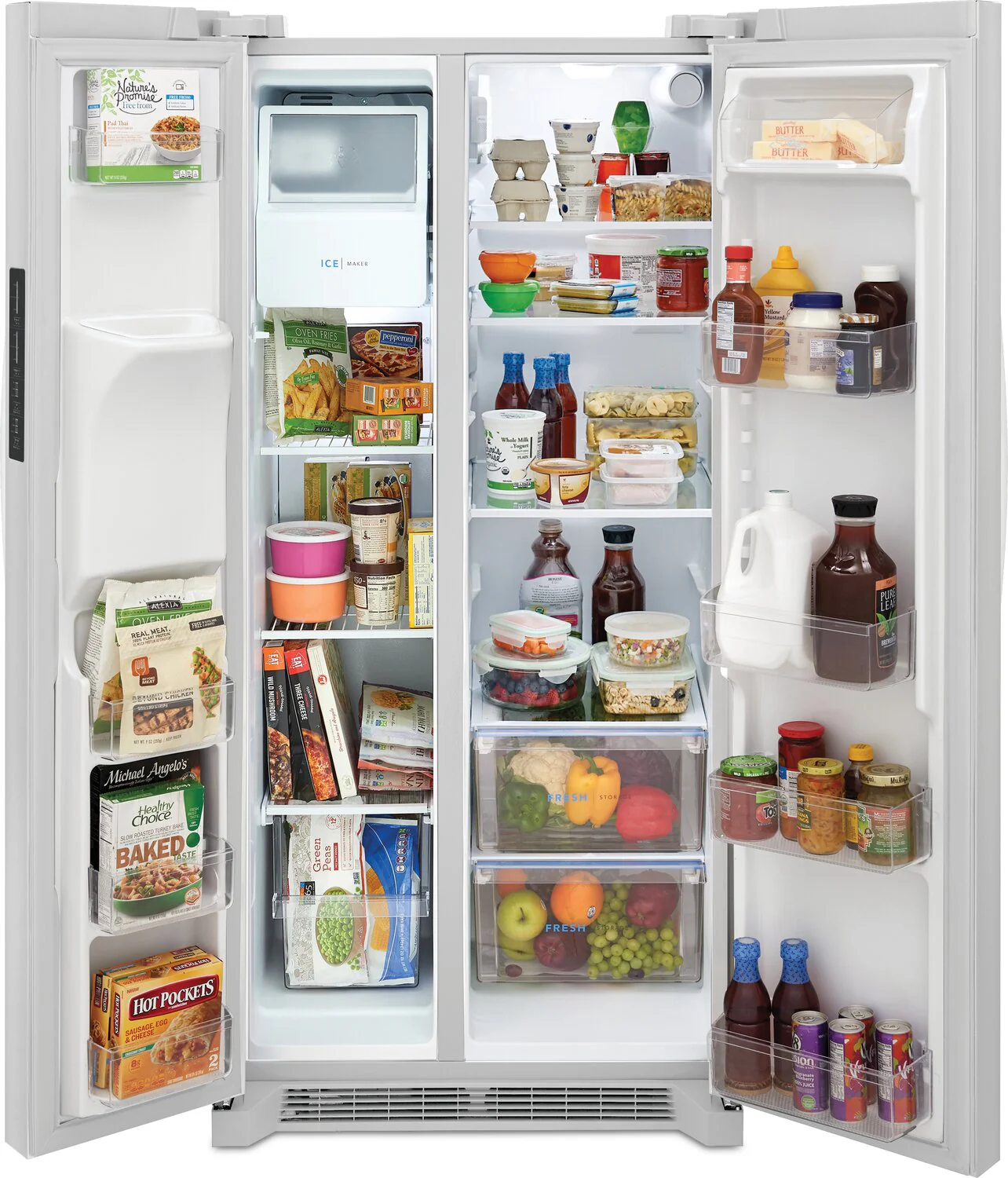Frigidaire 22.3 Cu. Ft. Side-by-Side Refrigerator - FRSS2323AW - Image 6