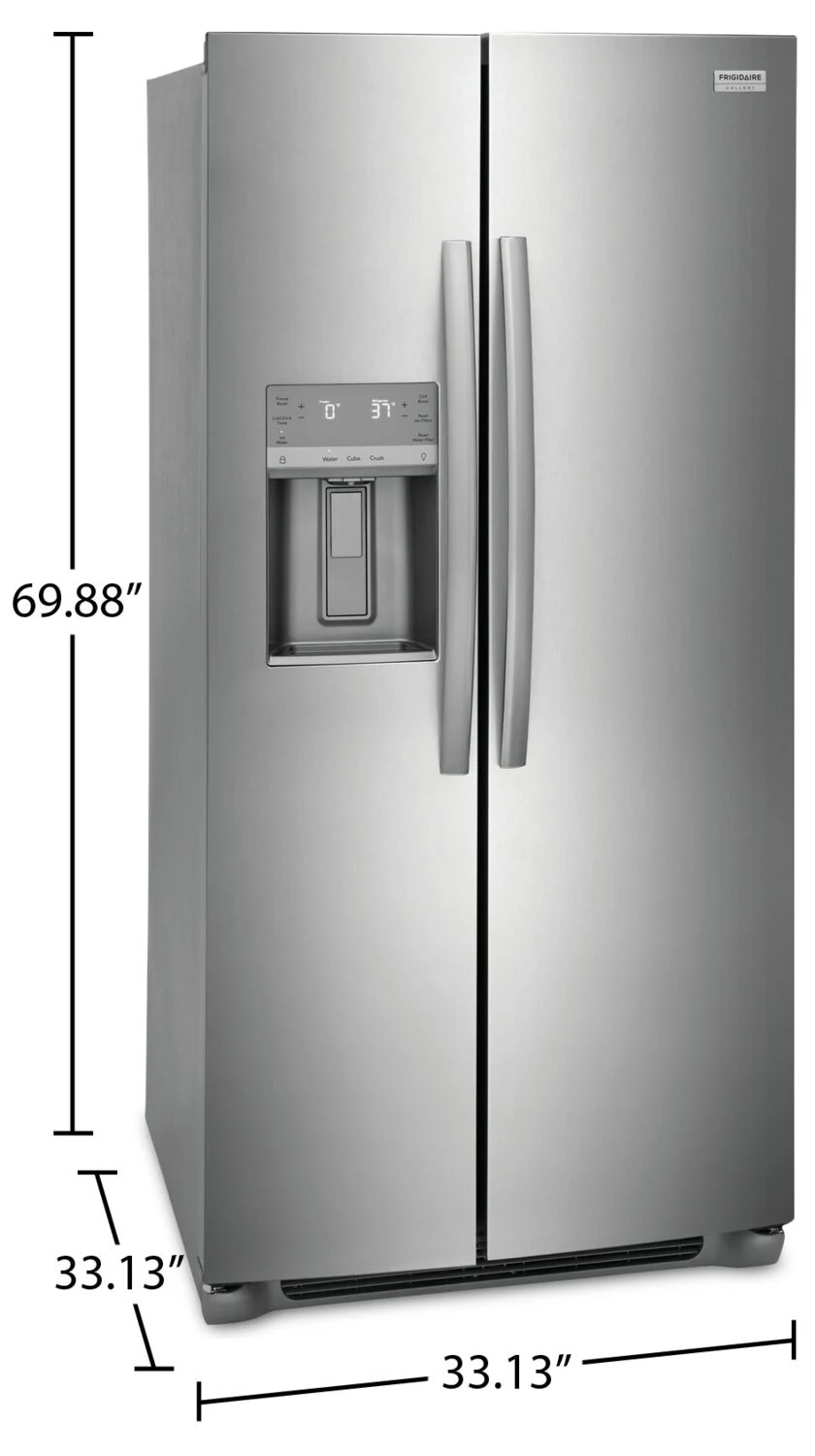 Frigidaire 22.3 Cu. Ft. Side-by-Side Refrigerator - GRSS2352AF - Image 11