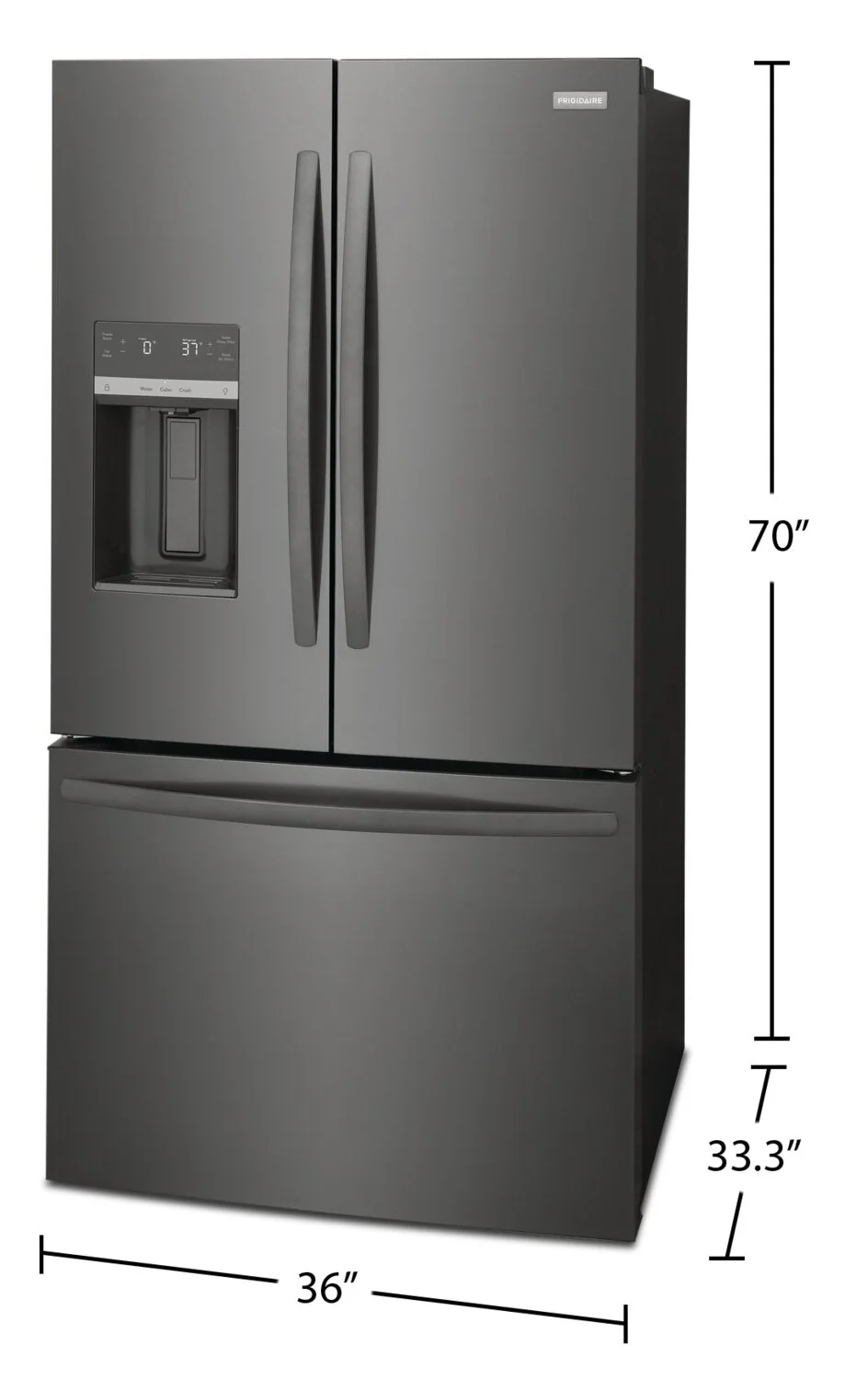 Frigidaire 27.8 Cu. Ft. French-Door Refrigerator - FRFS2823AD - Image 8
