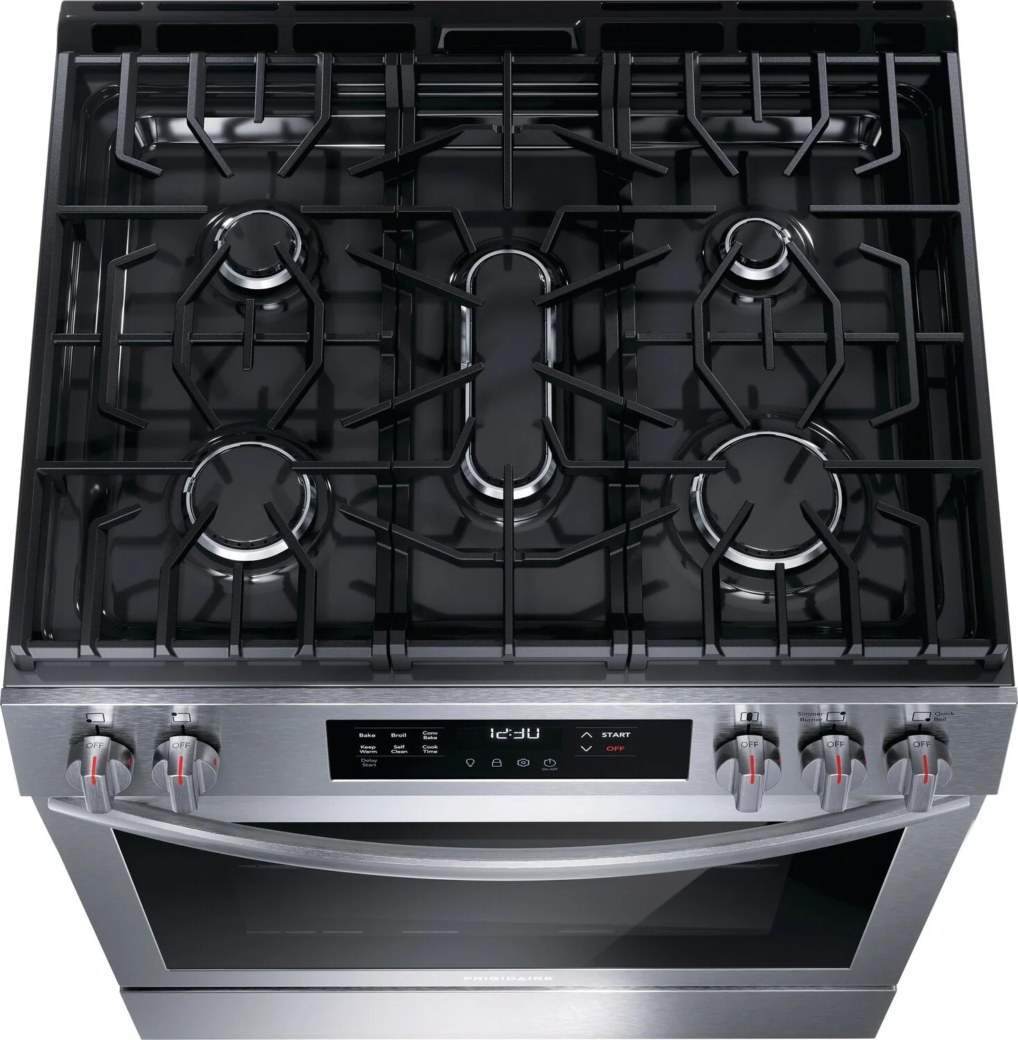 Frigidaire 5.1 Cu. Ft. Freestanding Gas Range with Convection Bake - FCFG3083AS - Image 4
