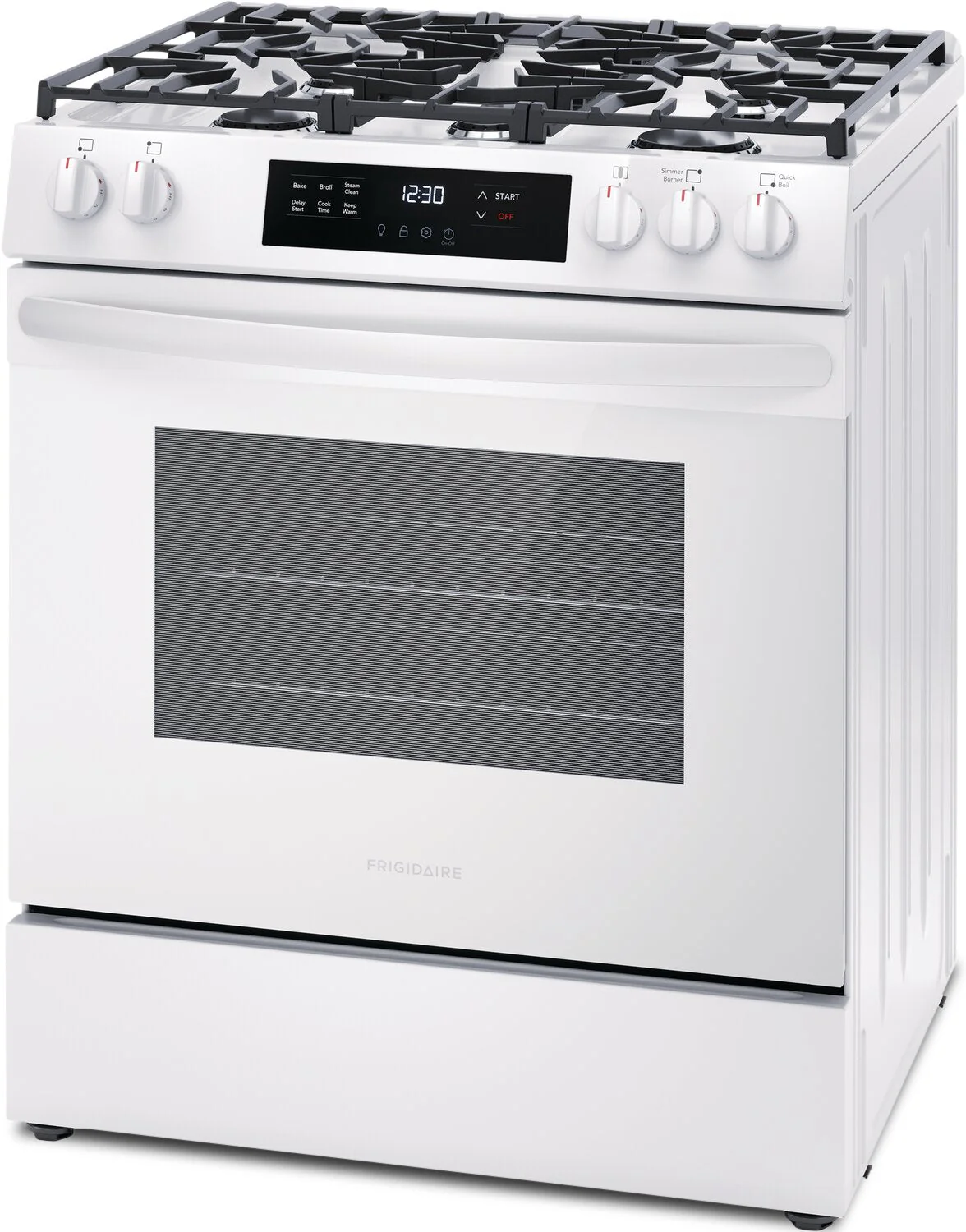 Frigidaire 5.1 Cu. Ft. Front-Control Gas Range with Quick Boil - FCFG3062AW - Image 3