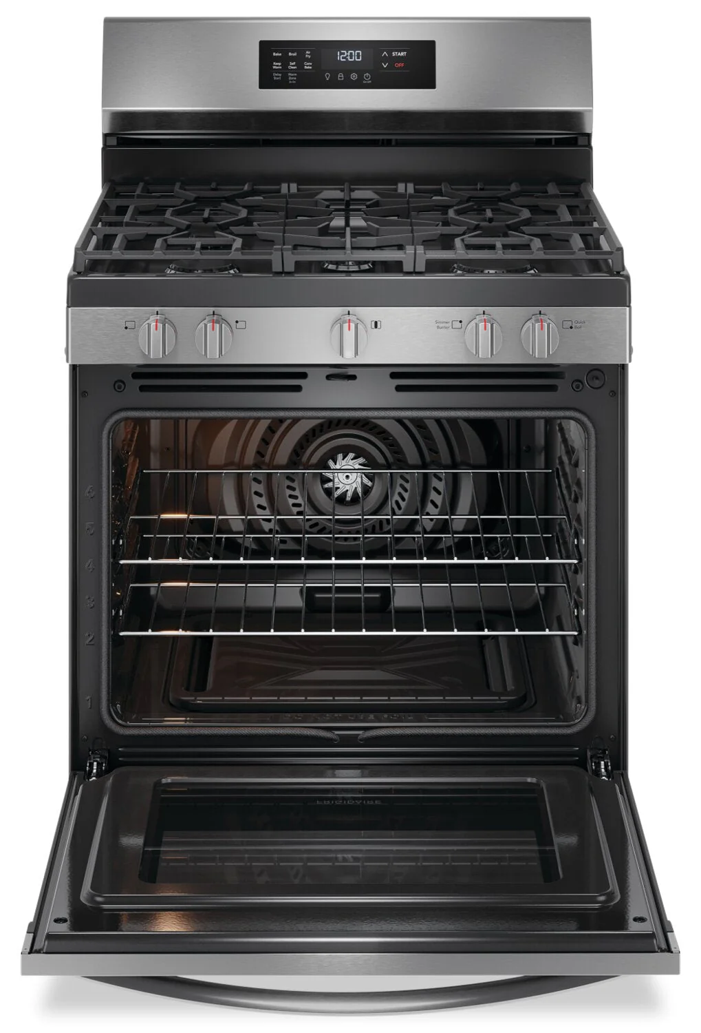 Frigidaire 5.1 Cu. Ft. Gas Range with Air Fry - FCRG3083AS - Image 2