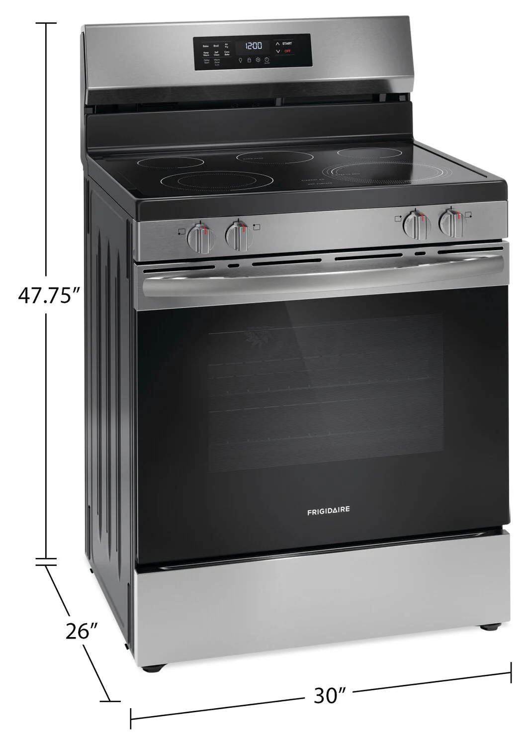 Frigidaire 5.3 Cu. Ft. Electric Range with Air Fry - FCRE308CAS - Image 7