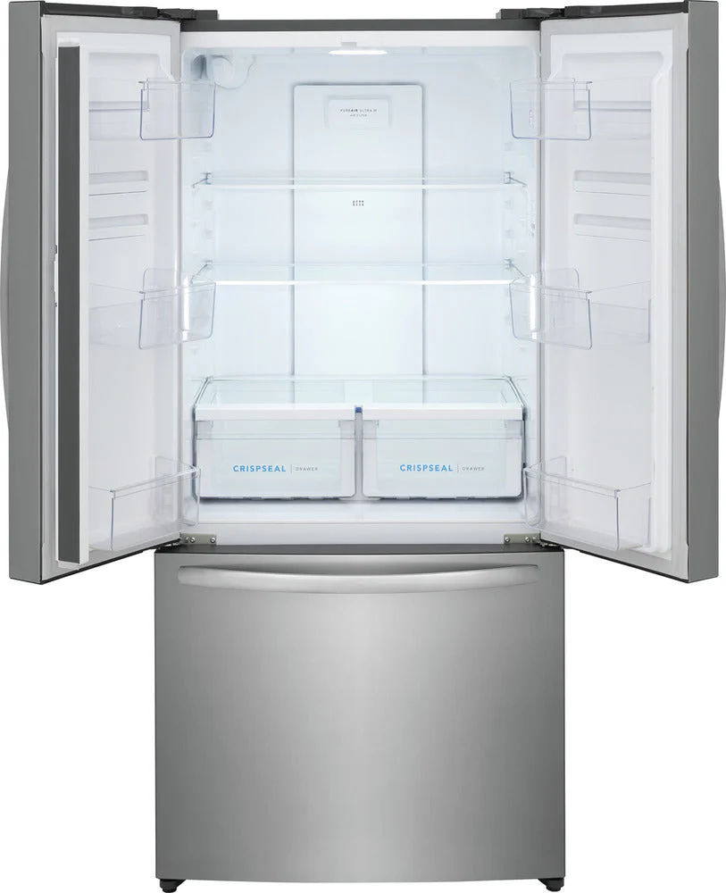 Frigidaire Brushed Stainless Steel French Door Refrigerator (17.6 Cu. Ft.) - FRFG1723AV - Image 3