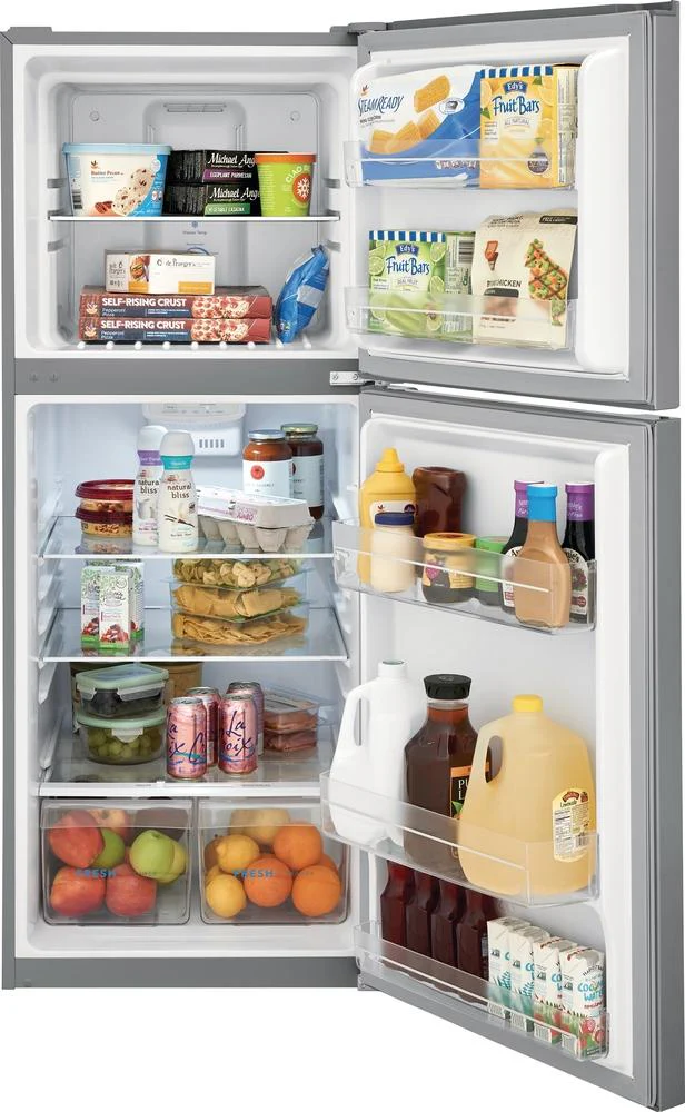 Frigidaire Brushed Stainless Steel Top Mount Refrigerator (11.6 Cu. Ft.) - FFET1222UV - Image 4