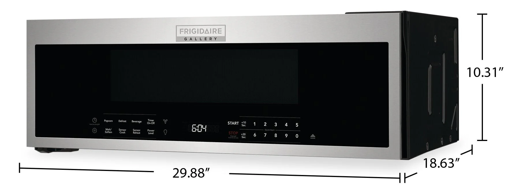 Frigidaire Gallery 1.2 Cu. Ft. Low-Profile Over-the-Range Microwave - GMOS1266AF - Image 7