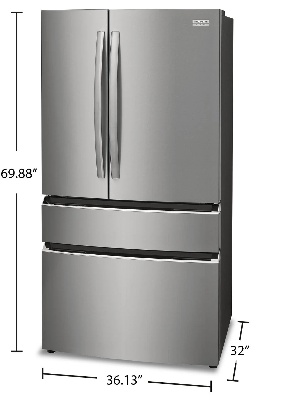 Frigidaire Gallery 22.1 Cu. Ft. 4-Door French-Door Refrigerator - GRMG2272CF - Image 7