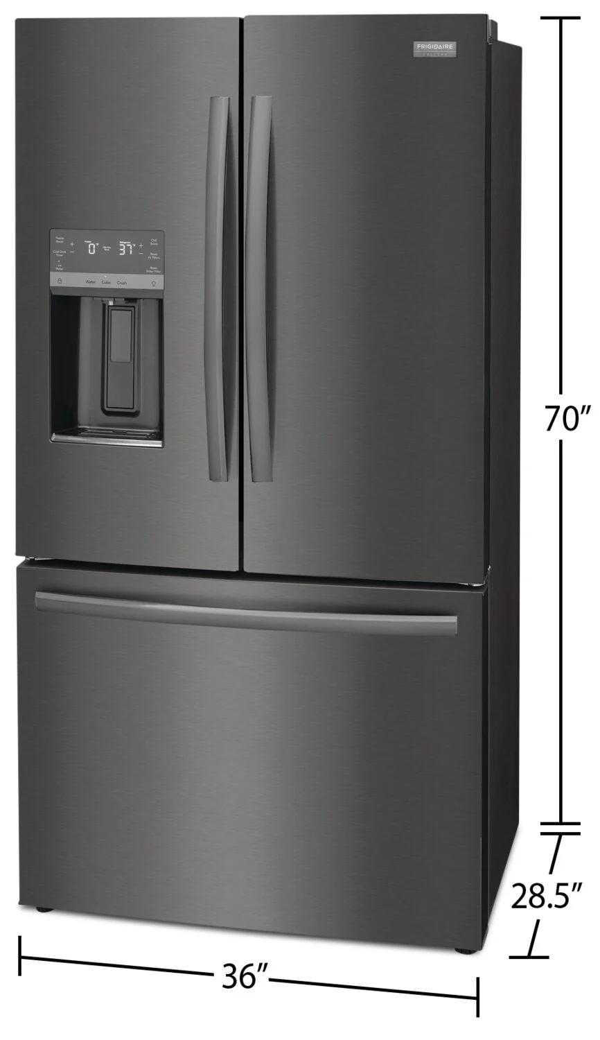 Frigidaire Gallery 22.6 Cu. Ft. Counter-Depth French-Door Refrigerator - GRFC2353AD - Image 8