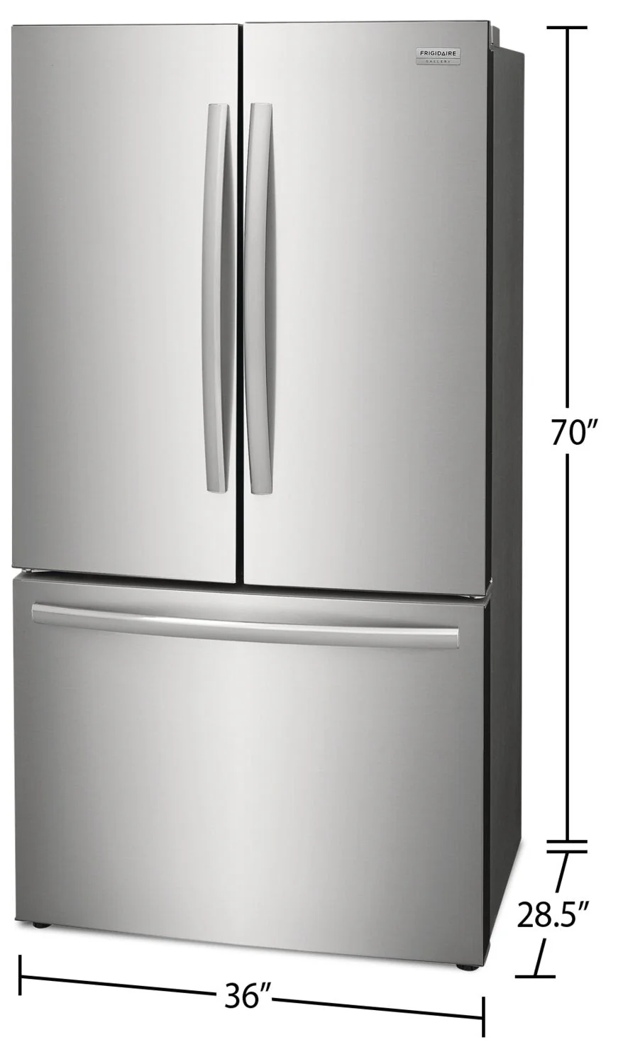 Frigidaire Gallery 23.3 Cu. Ft. Counter-Depth French-Door Refrigerator - GRFG2353AF - Image 8