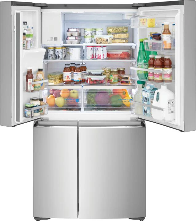 Frigidaire Gallery 36" Smudge-Proof® Stainless Steel Counter-Depth 4-Door Refrigerator (21.5 cu. ft.) - GRQC2255BF - Image 3