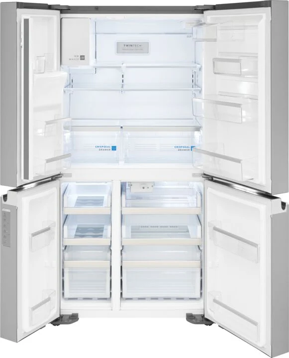 Frigidaire Gallery 36" Smudge-Proof® Stainless Steel Counter-Depth 4-Door Refrigerator (21.5 cu. ft.) - GRQC2255BF - Image 5