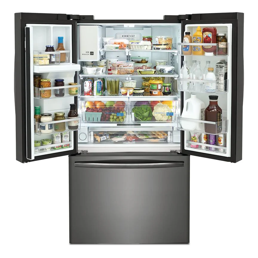 Frigidaire Gallery Black Stainless Steel 36" French Door Refrigerator (27.8 Cu. Ft.) - GRFS2853AD - Image 4