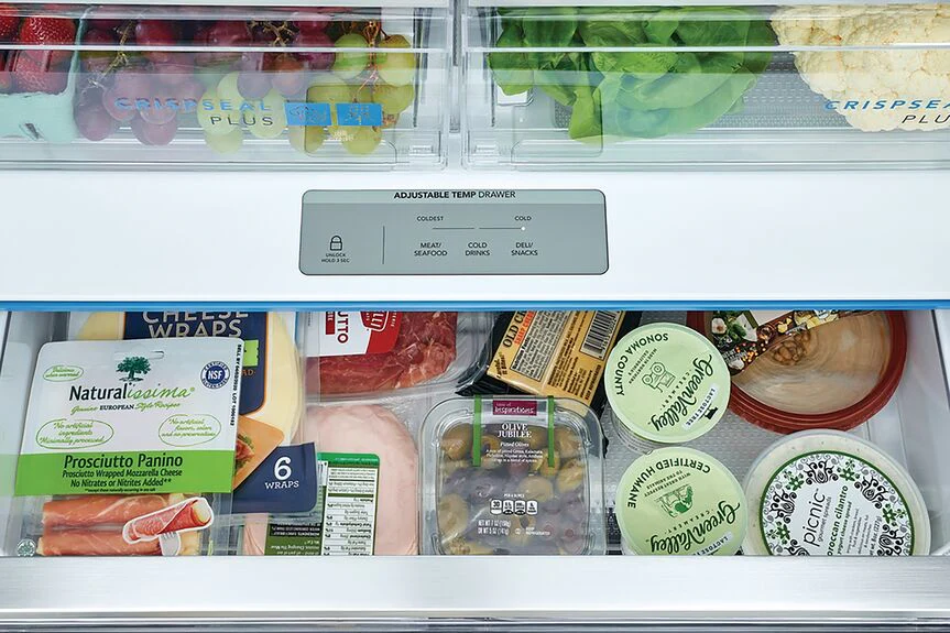 Frigidaire Gallery Black Stainless Steel 36" French Door Refrigerator (27.8 Cu. Ft.) - GRFS2853AD - Image 7