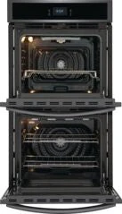 Frigidaire Gallery Smudge-Proof Black Stainless Steel 27" Double Wall Oven with Total Convection and Air Fry (7.6 Cu.Ft.) - GCWD2767AD - Image 3