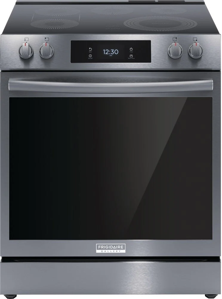 Frigidaire Gallery Smudge-Proof® Black Stainless Steel 30" Electric Range with Front Control (6.2 Cu. Ft.) - GCFE306CBD - Image 2