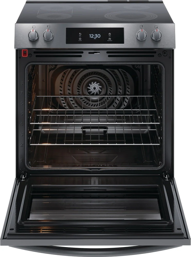 Frigidaire Gallery Smudge-Proof® Black Stainless Steel 30" Electric Range with Front Control (6.2 Cu. Ft.) - GCFE306CBD - Image 3