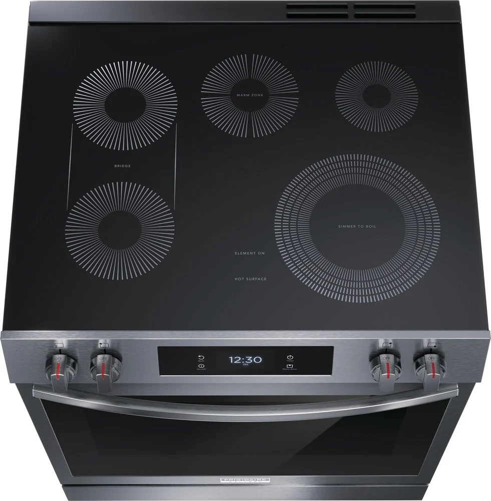 Frigidaire Gallery Smudge-Proof® Black Stainless Steel 30" Electric Range with Front Control (6.2 Cu. Ft.) - GCFE306CBD - Image 4