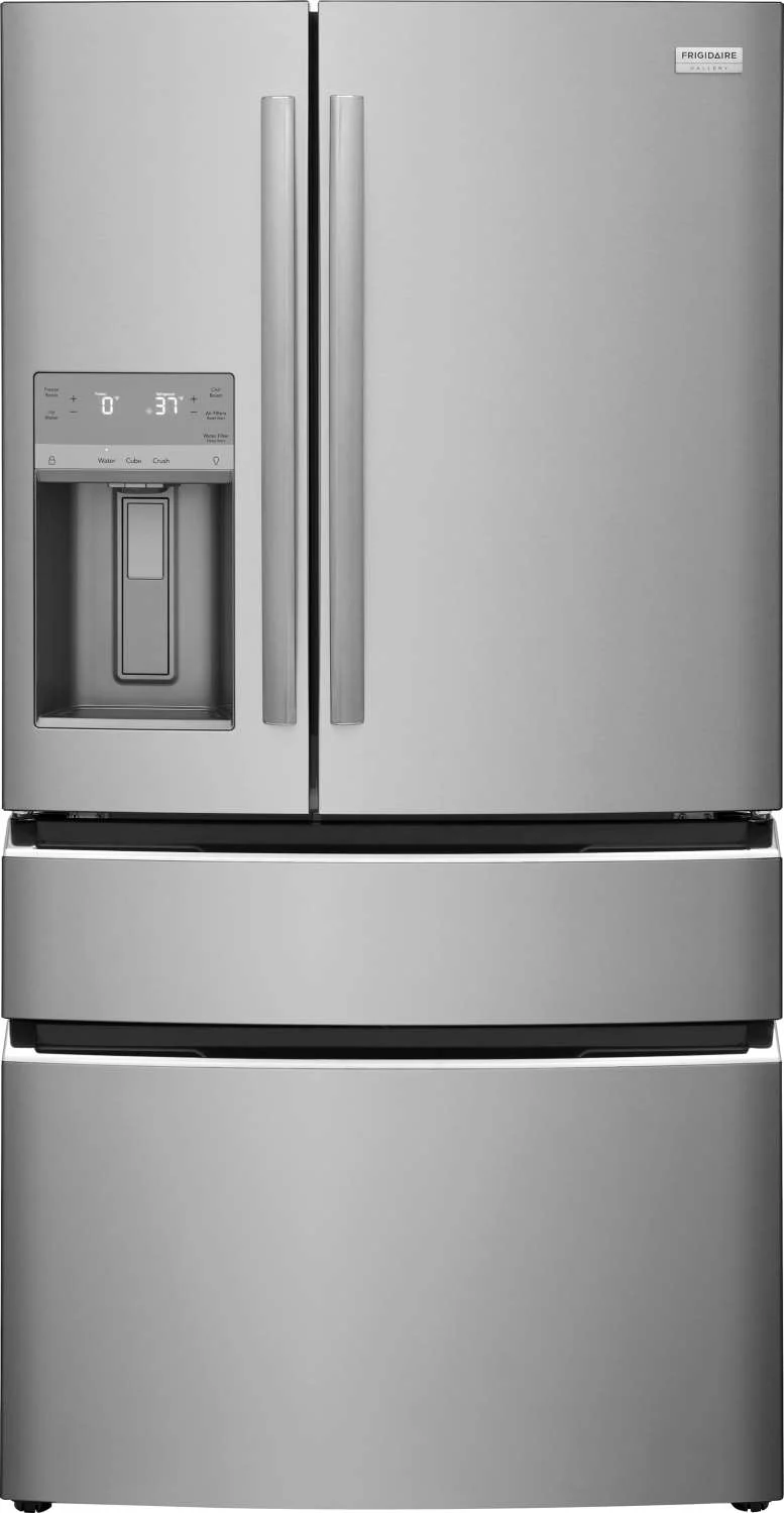 Frigidaire Gallery Smudge-Proof® Stainless Steel Standard-Depth 4-Door French Door Refrigerator (26.3 Cu. Ft.) - GRMS2773AF - Image 2