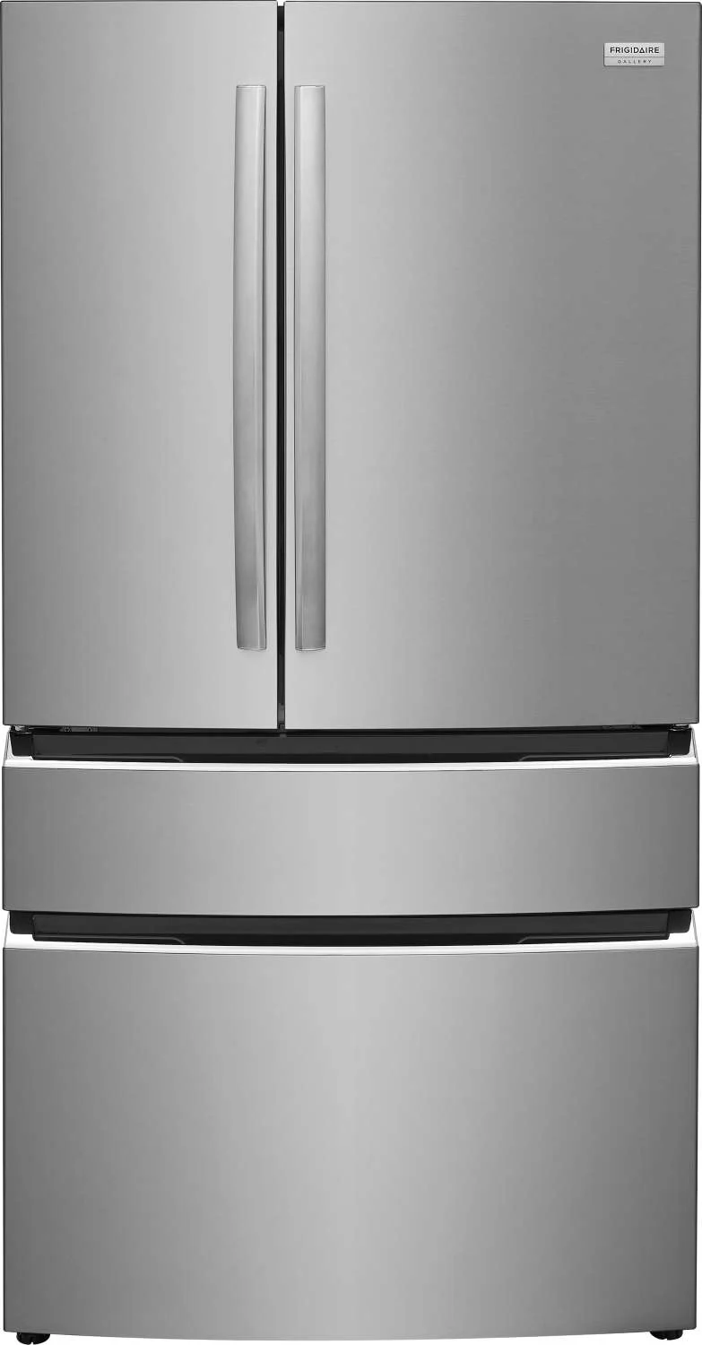 Frigidaire Gallery Smudge-Proof® Stainless Steel Standard-Depth 4-Door French Door Refrigerator (27.2 Cu. Ft.) - GRMN2872AF - Image 2