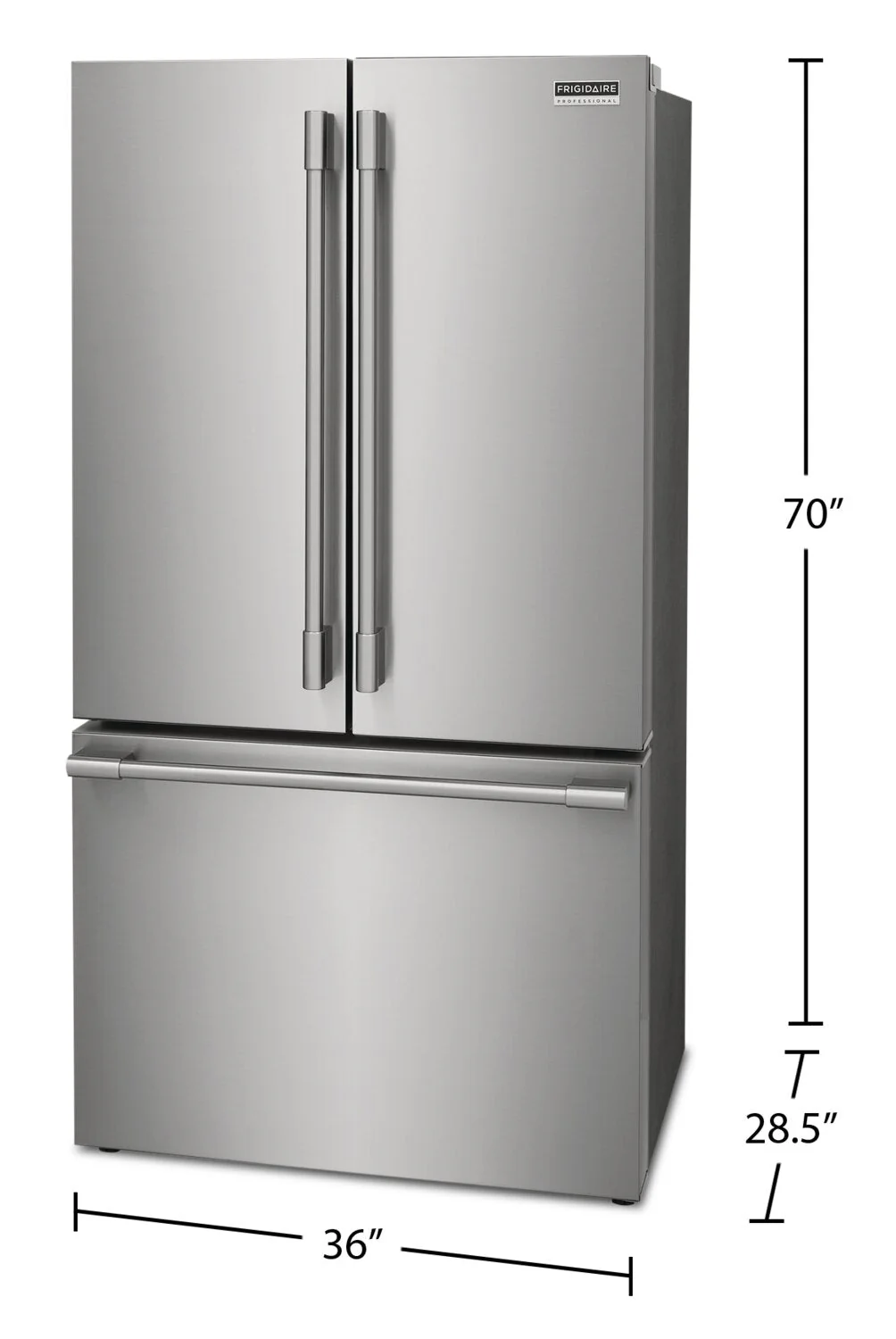 Frigidaire Professional 23.3 Cu. Ft. French-Door Counter-Depth Refrigerator - PRFG2383AF - Image 10