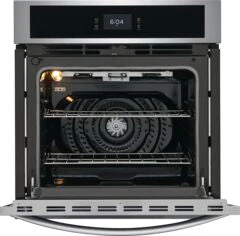 Frigidaire Stainless Steel 27" Single Electric Wall Oven with Fan Convection (3.8 Cu.Ft.) - FCWS2727AS - Image 4