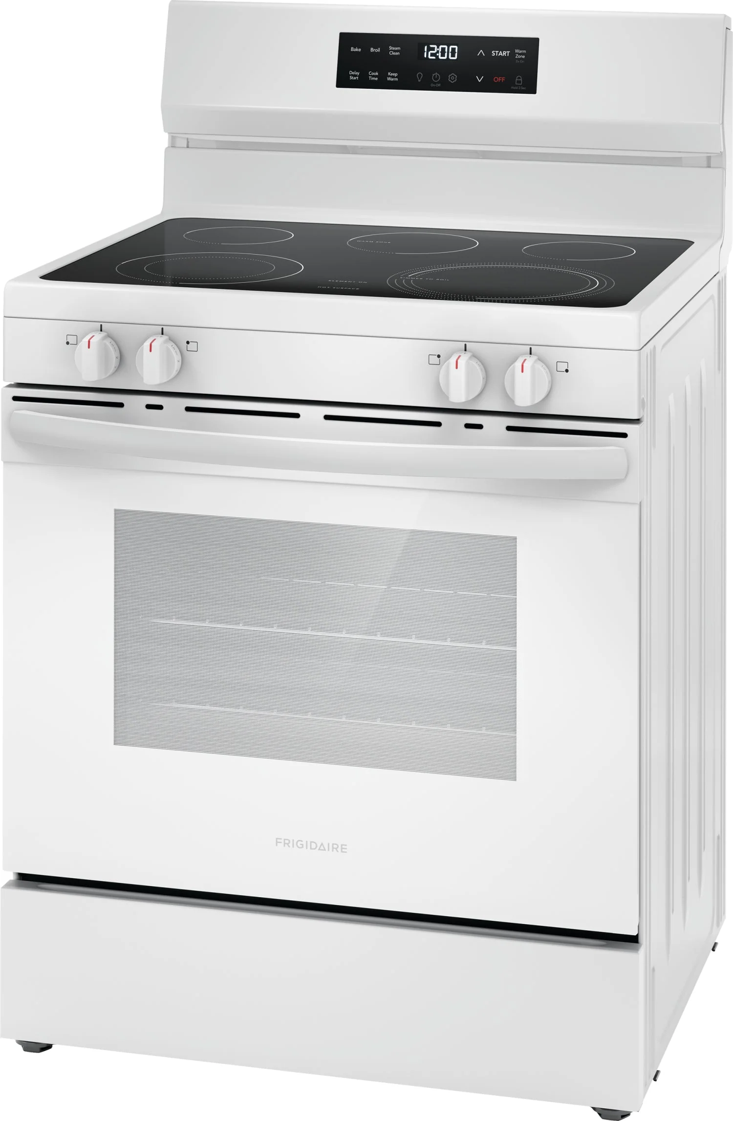 Frigidaire White 30" Electric Range with EvenTemp™ (5.3 Cu.Ft) - FCRE306CAW - Image 2