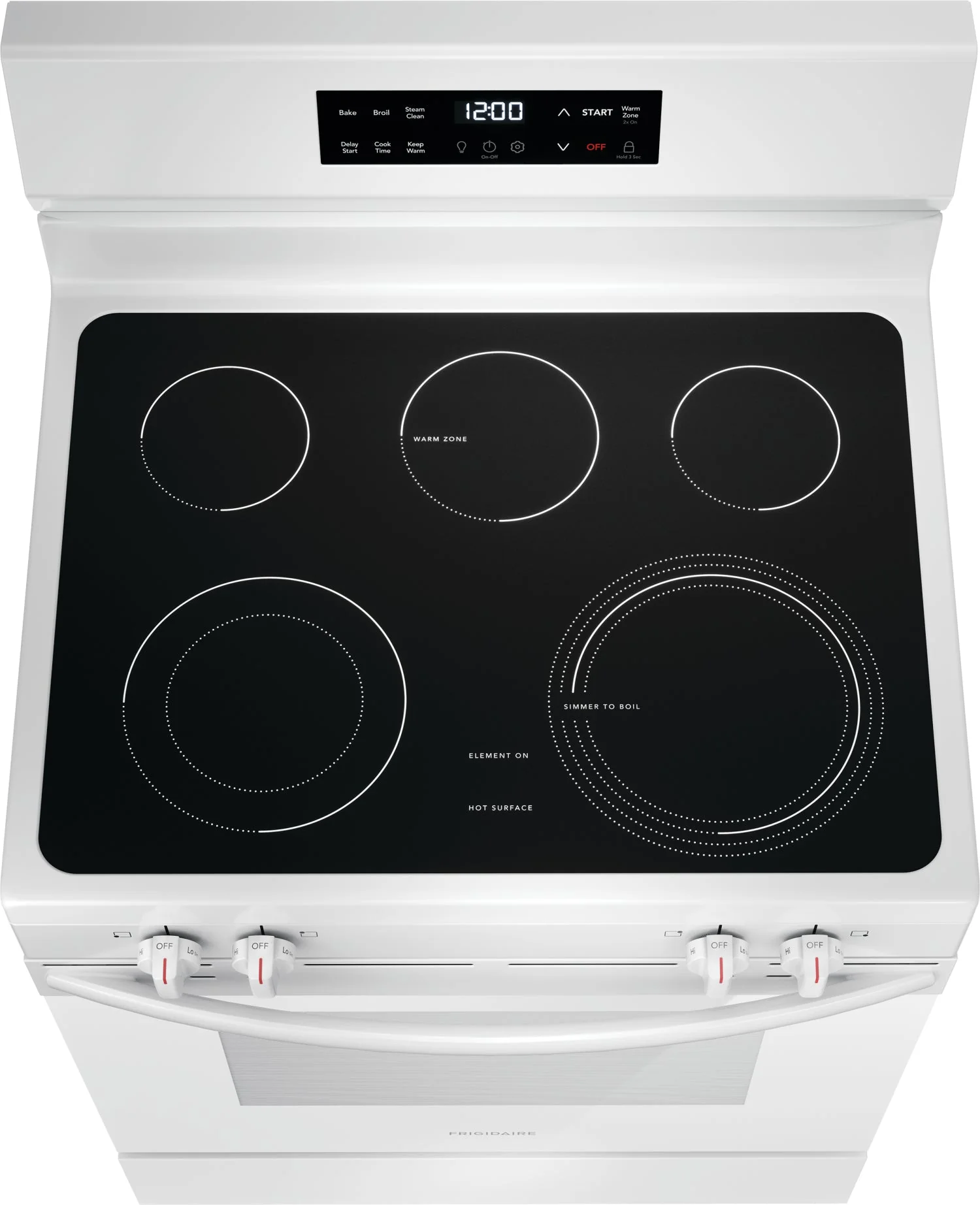 Frigidaire White 30" Electric Range with EvenTemp™ (5.3 Cu.Ft) - FCRE306CAW - Image 5