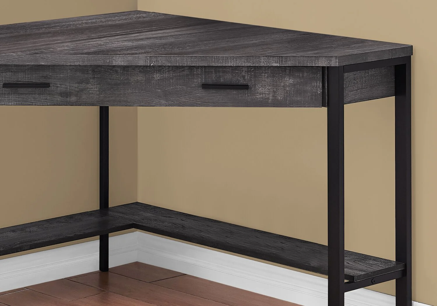 Fulton Corner Desk - Black - Image 2