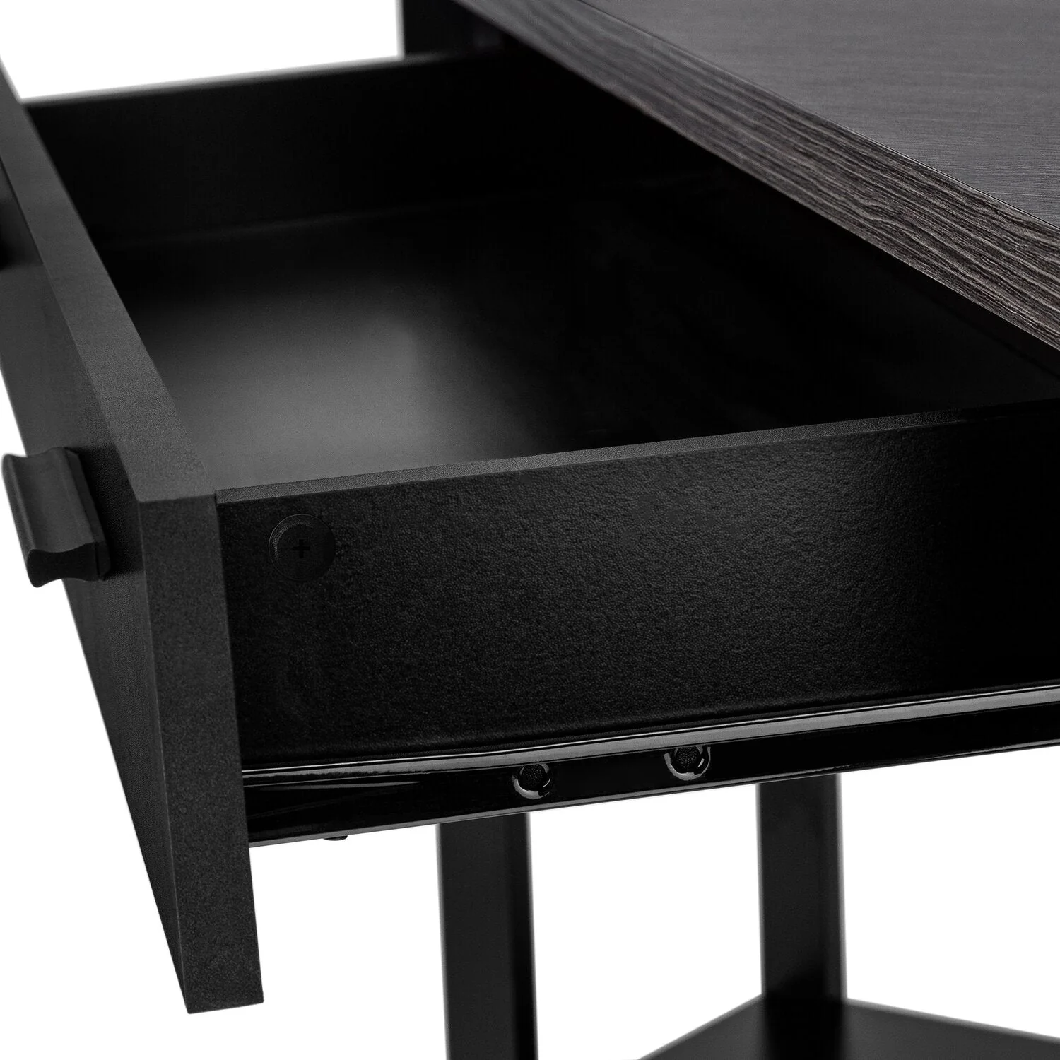 Fulton Corner Desk - Black/Grey - Image 6