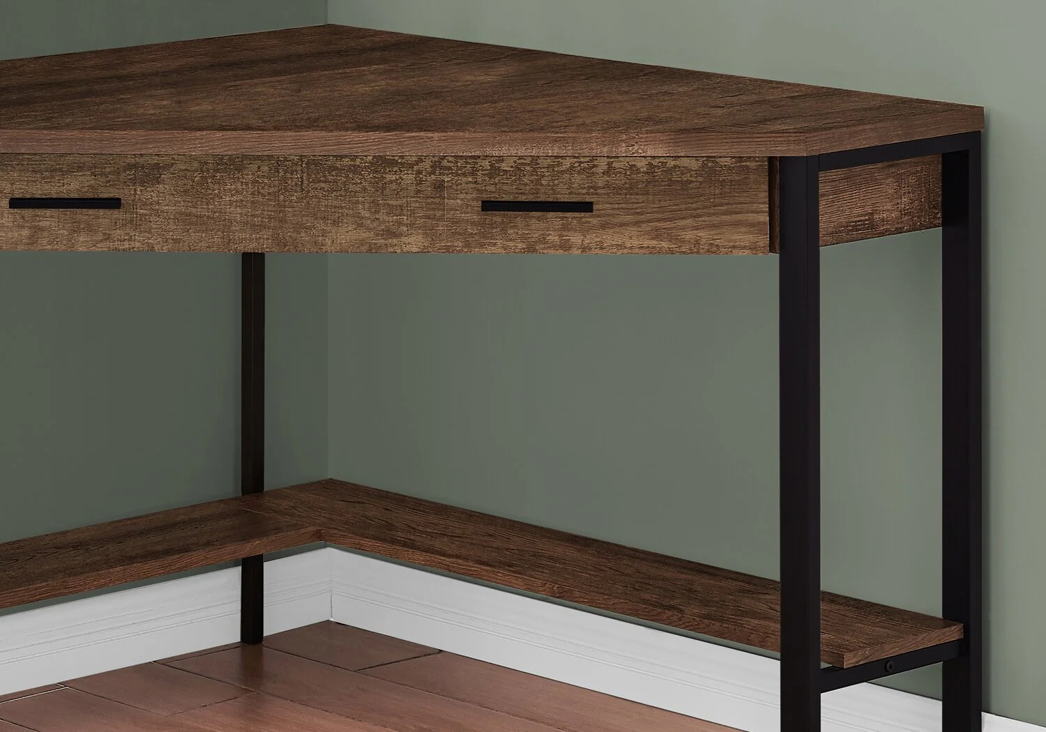 Fulton Corner Desk - Brown - Image 2