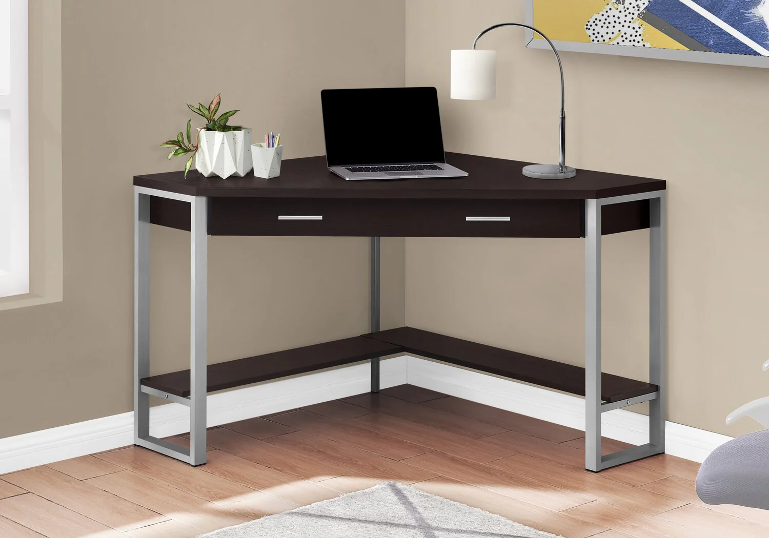 Fulton Corner Desk - Espresso - Image 3