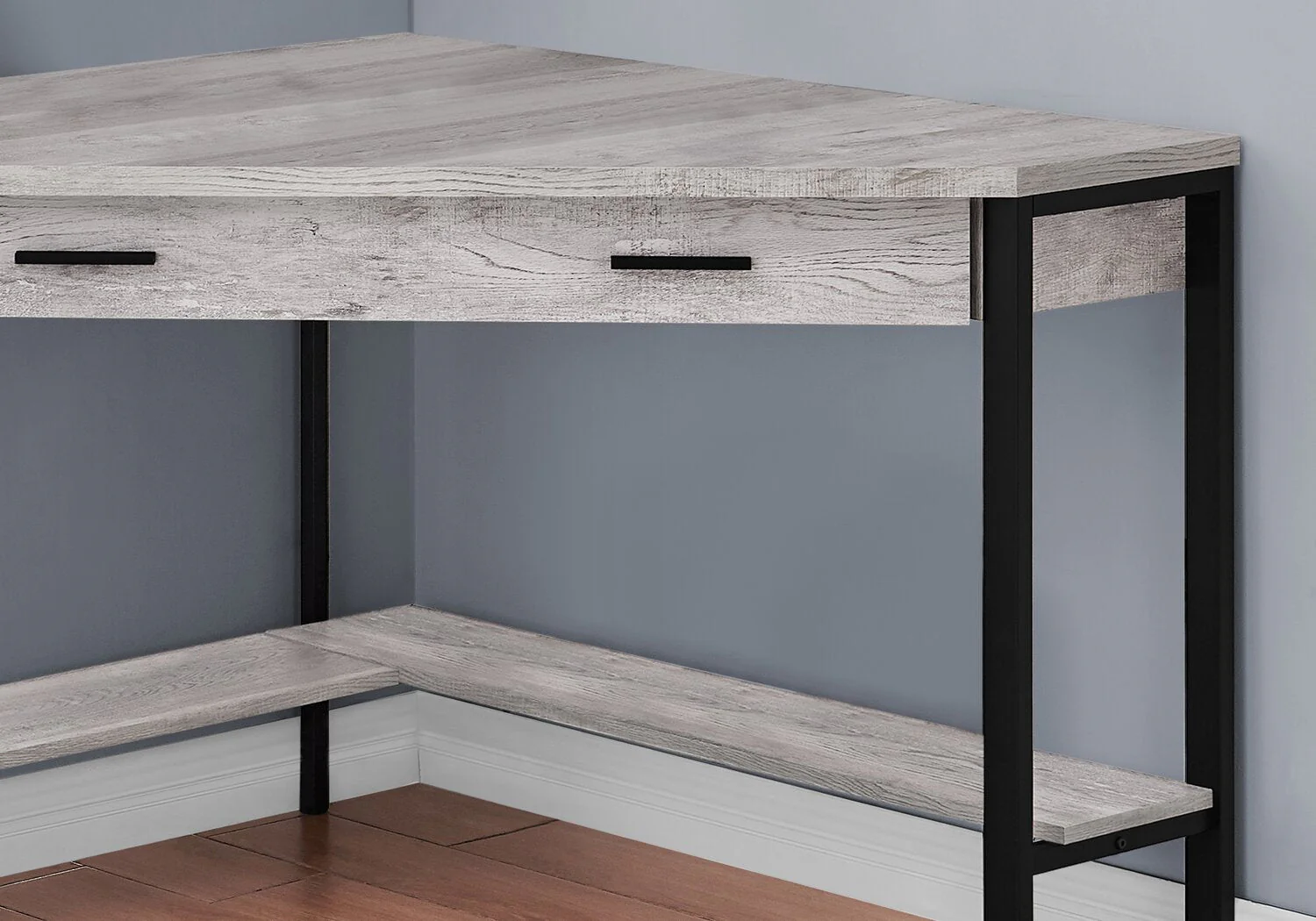 Fulton Corner Desk - Grey - Image 2