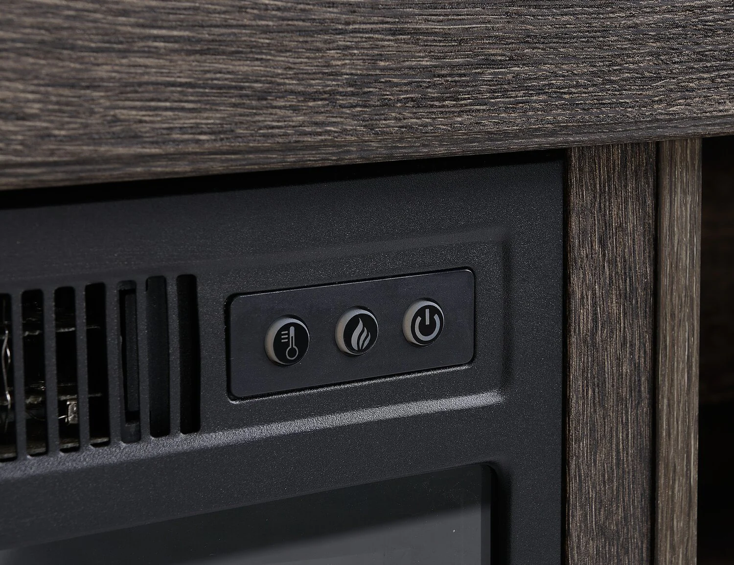 Funchal 60" TV Stand with Log Fireplace - Image 7