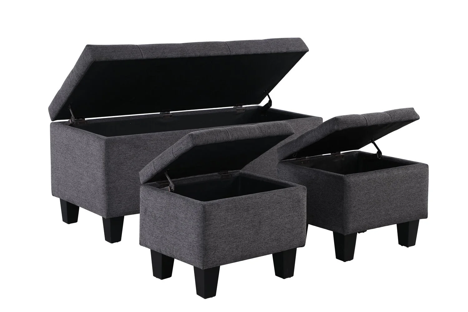 Garnet 3-Piece Storage Ottoman - Image 8