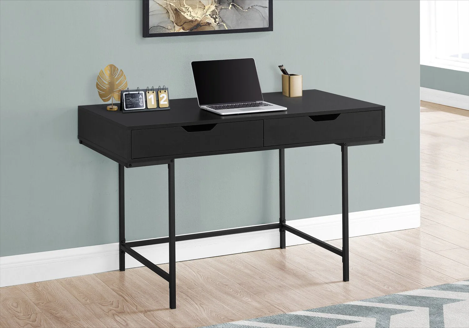 Gary Desk - Black - Image 3