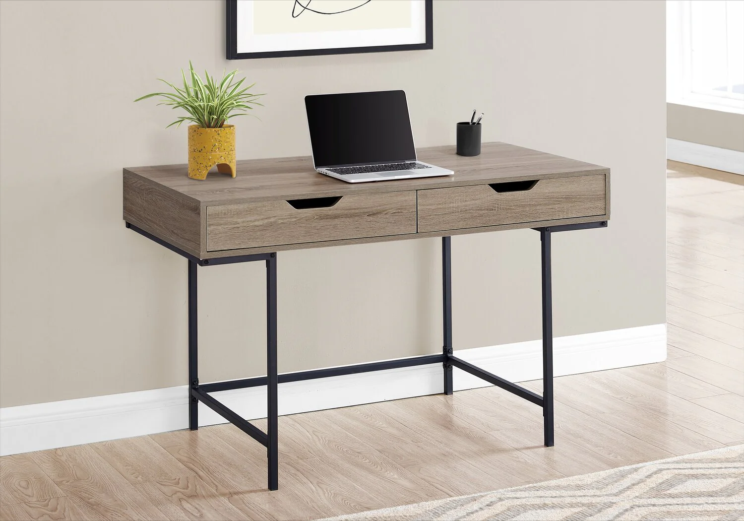 Gary Desk - Taupe - Image 3