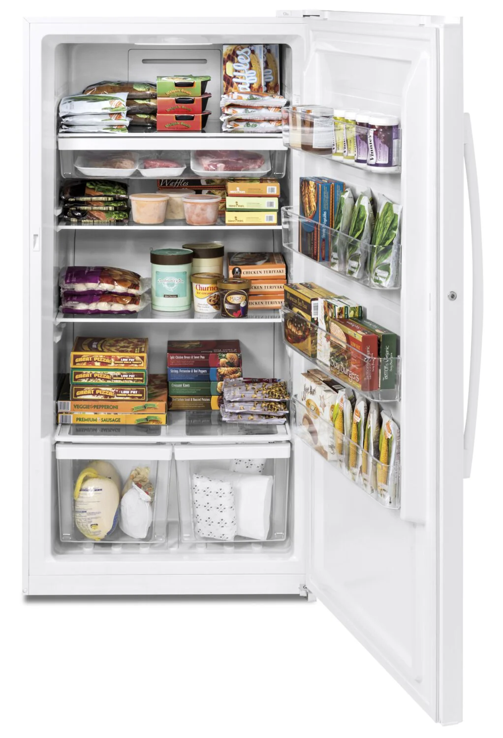 GE 17.3 Cu. Ft. Frost-Free Upright Freezer - FUF17DLRWW - Image 3